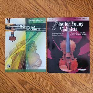 Scales for Young Violinists and Solos for Young Violinists Vol 1 Barbara Barber